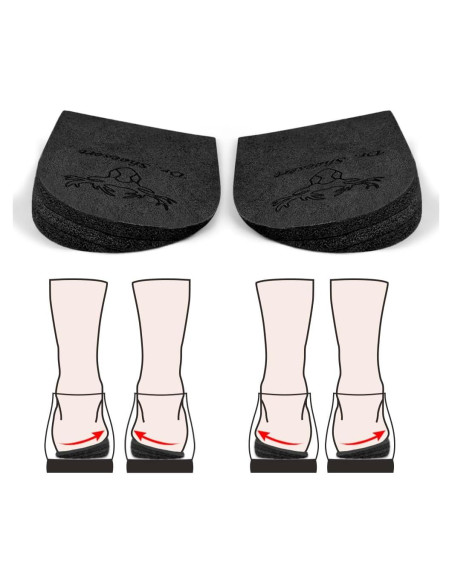 Plantillas Ortopédicas Dr. Shoesert 3 Capas Ajustables - Negro, Pequeño Plantillas Ortopédicas Dr. Shoesert 3 Capas Ajustables - Negro, Pequeño