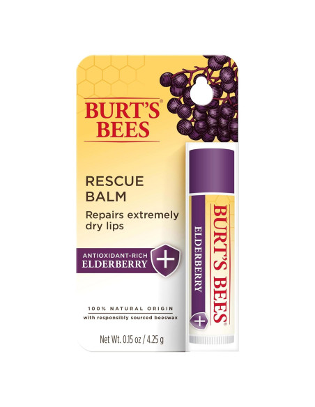 Bálsamo Labial Burt's Bees Rescue Balm Saúco 4.25 g Natural Bálsamo Labial Burt's Bees Rescue Balm Saúco 4.25 g Natural