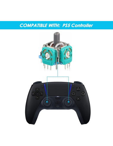 Reemplazo Joystick Analógico Veanic PS5 - 6 Piezas