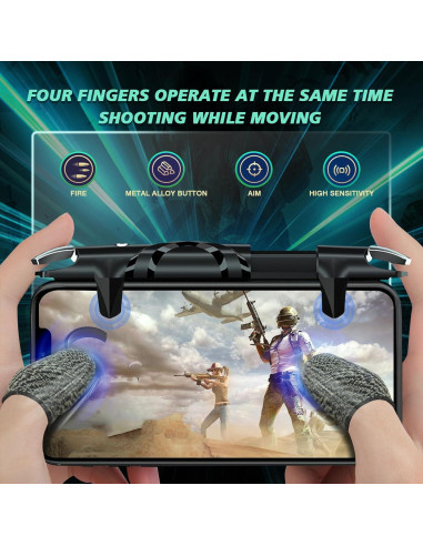 Disparador de Juego EasEasy para Móvil - Compatible con PUBG y más
