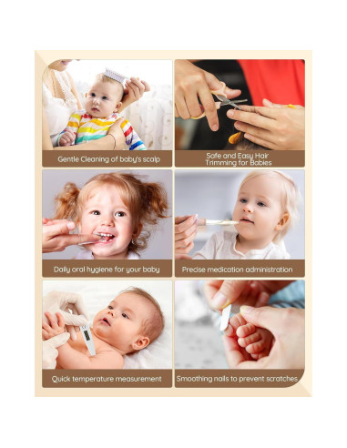 Kit de Cuidado y Aseo para Bebés 28 en 1 Lilian&Gema