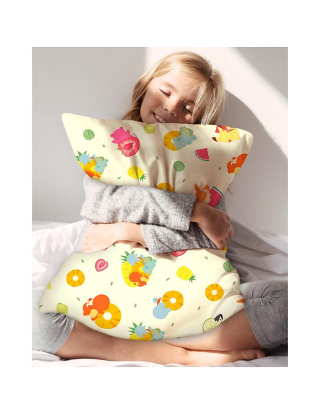 Funda de Almohada de Seda para Niños Miss Adola 50x76 cm Kawaii Funda de Almohada de Seda para Niños Miss Adola 50x76 cm Kawaii