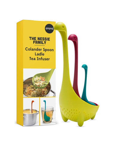 Set de Cocina Nessie OTOTO - 3 Piezas: Cucharón, Colador, Infusor