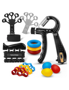 Kit de Entrenamiento de Fuerza de Agarre Navona 13 Piezas