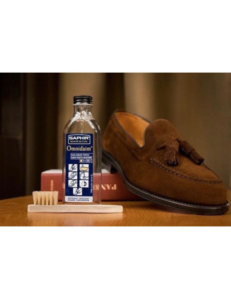 Limpiador Saphir Omnidaim 500ml para Cuero Suede y Nubuck Limpiador Saphir Omnidaim 500ml para Cuero Suede y Nubuck