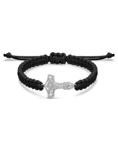 Pulsera de Martillo de Thor JENDEAR SHINE en Plata 925 Ajustable