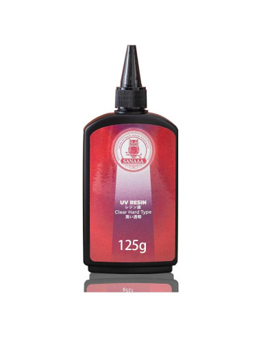 Resina UV SANAAA 125g Cristalina para Joyería DIY Curado Rápido