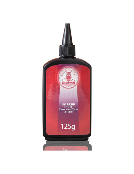 Resina UV SANAAA 125g Cristalina para Joyería DIY Curado Rápido Resina UV SANAAA 125g Cristalina para Joyería DIY Curado Rápido