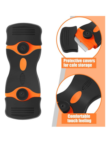 Kit de Limpieza 9 Piezas Tallew Raspadores de Plástico Negro