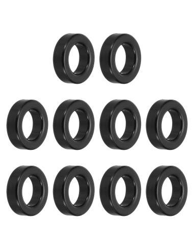 Núcleo Toroidal de Ferrita uxcell 10Pcs 23x36x13mm Negro