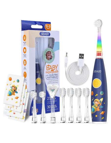Cepillo de Dientes Eléctrico SEAGO SG-2159 para Niños 2-4 Años Cepillo de Dientes Eléctrico SEAGO SG-2159 para Niños 2-4 Años