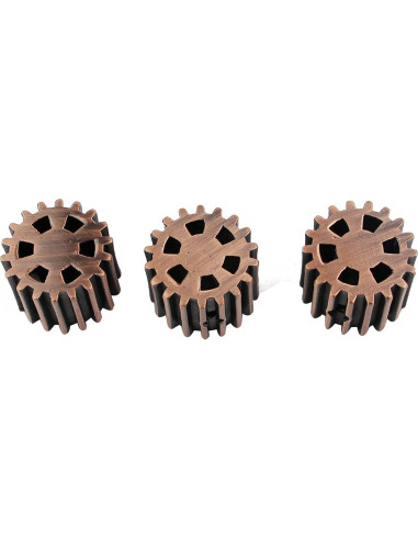 Guyker Perillas de Guitarra Bajo 3 Pcs Latón 6mm Bronce Antiguo