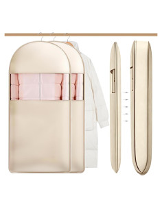 Bolsa de Ropa Colgante Tldcdte 2Pcs Beige 132x58x15cm