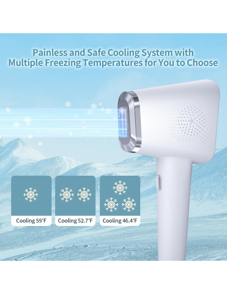 Eliminador de Vello IPL REEOOH con Enfriamiento para Casa Eliminador de Vello IPL REEOOH con Enfriamiento para Casa