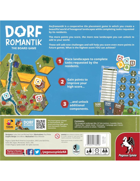 Dorfromantik - Juego de Mesa Cooperativo Pegasus Spiele Dorfromantik - Juego de Mesa Cooperativo Pegasus Spiele