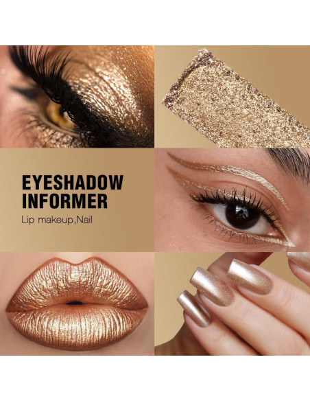 Paleta de Sombras de Ojos Afflano Bronce Nude 4H - Alta Pigmentación Paleta de Sombras de Ojos Afflano Bronce Nude 4H - Alta Pigmentación