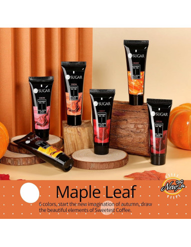 Set de Gel para Extensión de Uñas UR SUGAR 6 Colores Otoño