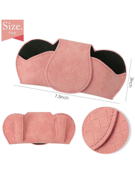 Soporte para Gafas de Sol KINIVA Rosa con Cierre Magnético Soporte para Gafas de Sol KINIVA Rosa con Cierre Magnético