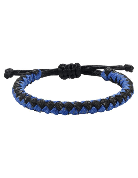 Pulsera Paracord Ajustable JENDEAR SHINE para Hombres Azul/Negro Pulsera Paracord Ajustable JENDEAR SHINE para Hombres Azul/Negro