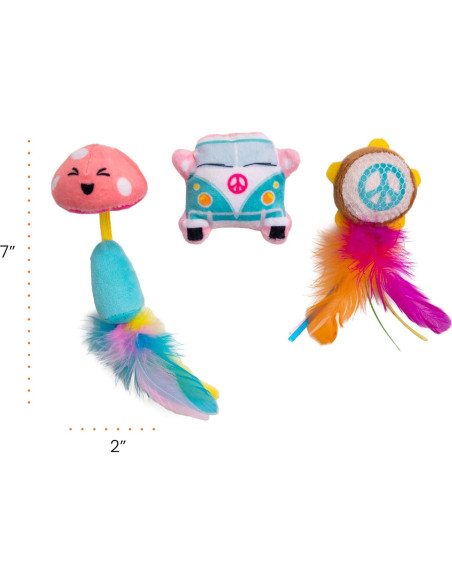 Juguetes Interactivos para Gatos Catstages 3 Paquete Catnip Juguetes Interactivos para Gatos Catstages 3 Paquete Catnip