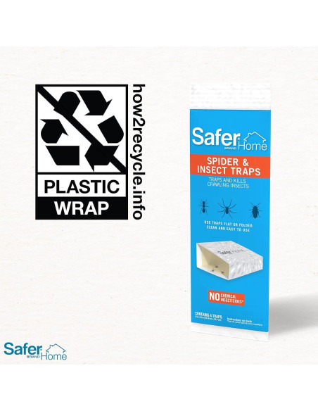 Trampa Adhesiva Safer Home SH400 para Insectos - 4 Unidades Trampa Adhesiva Safer Home SH400 para Insectos - 4 Unidades