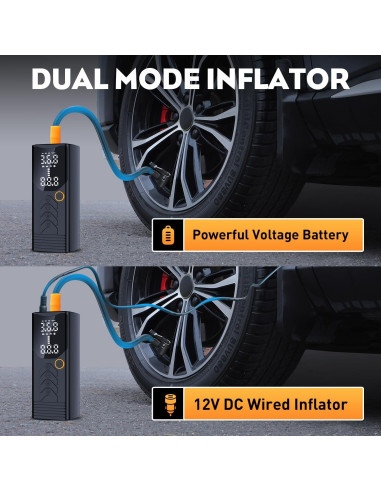 Compresor de Aire Portátil BITTON P008BK 150 PSI 20000mAh
