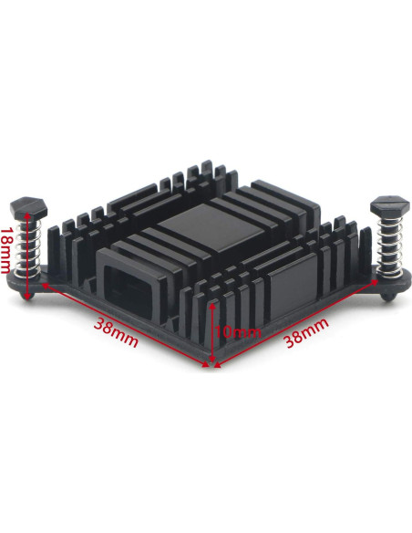 Disipador de Calor de Aluminio Unxuey 38mm Set de 6 Piezas Disipador de Calor de Aluminio Unxuey 38mm Set de 6 Piezas