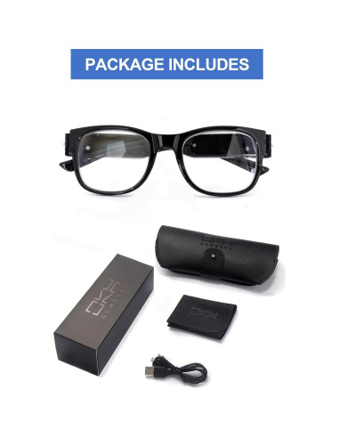 Gafas de Lectura Iluminadas OKH 1.0x Recargables USB Anti-Luz Azul