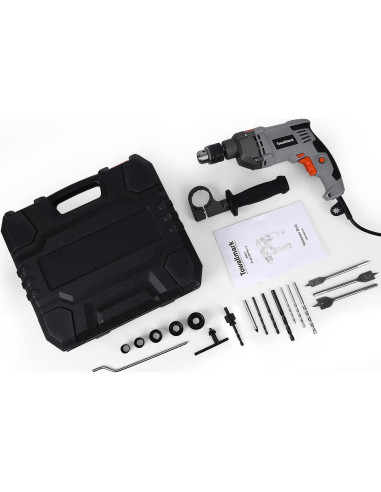 Taladro de Percusión Towallmark HD01 7.5A 3000RPM con Brocas