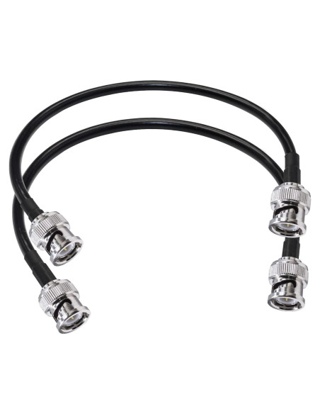 Cable Coaxial BNC TUOLNK RG58 30 cm 50 ohm Macho a Macho - 2 PZS Cable Coaxial BNC TUOLNK RG58 30 cm 50 ohm Macho a Macho - 2 PZS