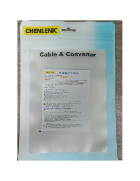Cable de Extensión USB C 3.2 Gen 2 20Gbps 3M CHENLENIC Cable de Extensión USB C 3.2 Gen 2 20Gbps 3M CHENLENIC