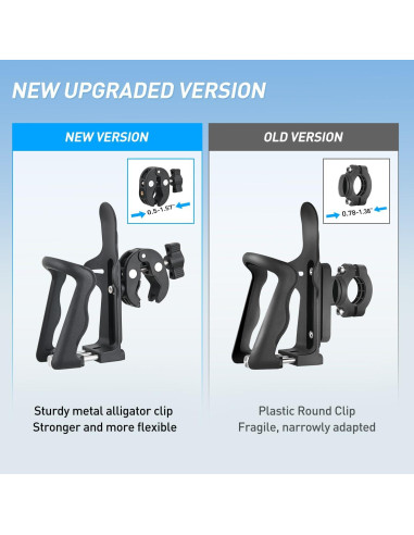 Soporte para Taza Frokom Ajustable 4.95-7.49 cm para Bicicleta