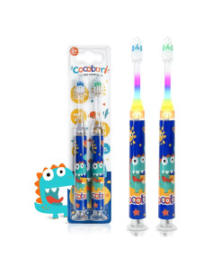 Cepillo de Dientes Intermitente DEXING con Luz LED y Temporizador - Paquete de 2
