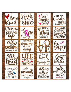 Juego de 20 Plantillas Inspiradoras DLY Lifestyle 15.24cm