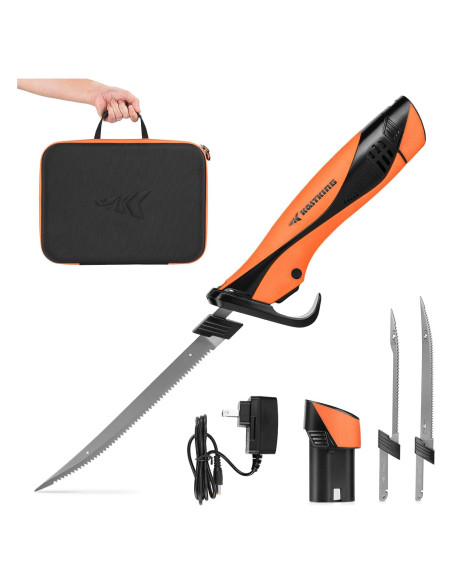 Cuchillo Eléctrico de Filetear KastKing Speed Demon Pro 2 Cuchillas Cuchillo Eléctrico de Filetear KastKing Speed Demon Pro 2 Cuchillas
