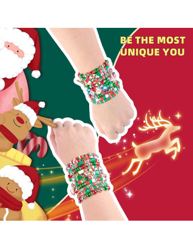Kit de Pulsera de Amistad Navidad L'EclatDina 6000 Piezas DIY