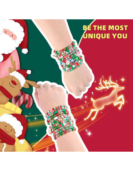 Kit de Pulsera de Amistad Navidad L'EclatDina 6000 Piezas DIY Kit de Pulsera de Amistad Navidad L'EclatDina 6000 Piezas DIY
