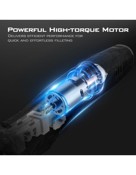 Cuchillo Eléctrico de Filetear KastKing Speed Demon Pro 2 Cuchillas Cuchillo Eléctrico de Filetear KastKing Speed Demon Pro 2 Cuchillas