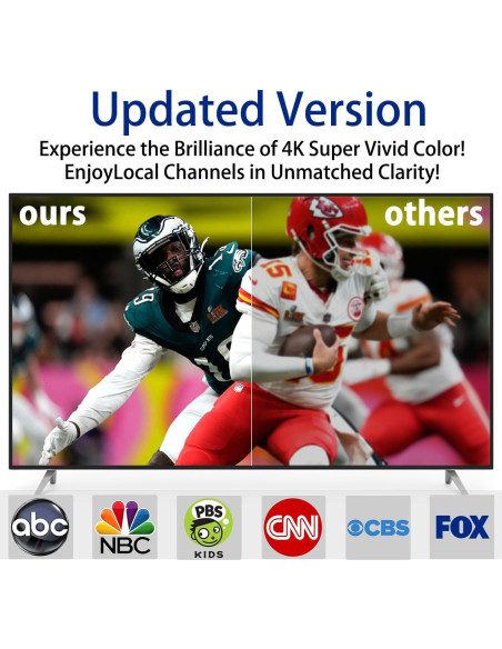 Antena Interior HDTV DTVSMARTSHOW DT012-2 4K 1080p Digital Antena Interior HDTV DTVSMARTSHOW DT012-2 4K 1080p Digital