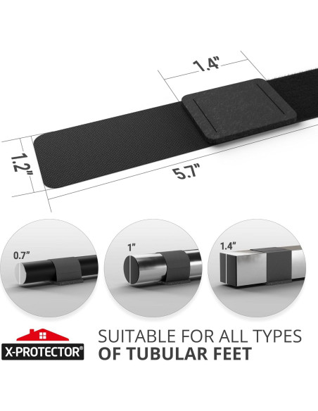 Protectores de Suelo para Sillas X-Protector - 24 Piezas Fieltro Protectores de Suelo para Sillas X-Protector - 24 Piezas Fieltro