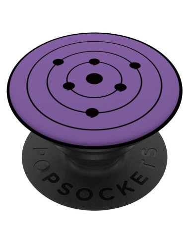 PopSockets Adhesivo PopGrip Anime Manga Japonés Negro Púrpura