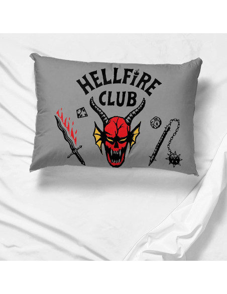 Funda de Almohada Reversible Jay Franco Stranger Things 50x76 cm Funda de Almohada Reversible Jay Franco Stranger Things 50x76 cm
