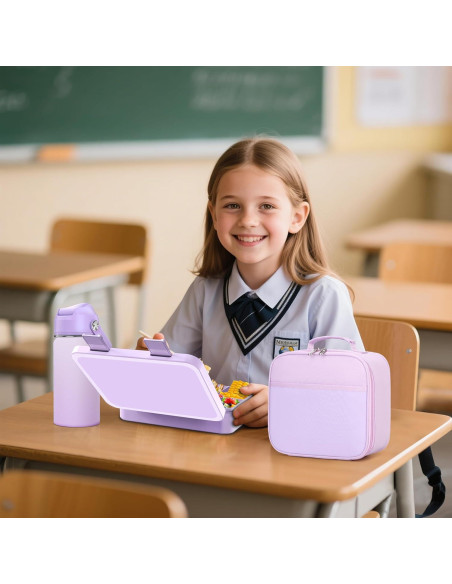 Caja Bento Bevalsa para Niños 43oz + Botella 14oz Aislada Caja Bento Bevalsa para Niños 43oz + Botella 14oz Aislada