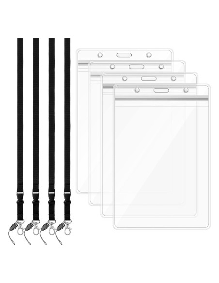Portapasaportes Impermeable Tinlade con Cuerdas Reutilizables Portapasaportes Impermeable Tinlade con Cuerdas Reutilizables