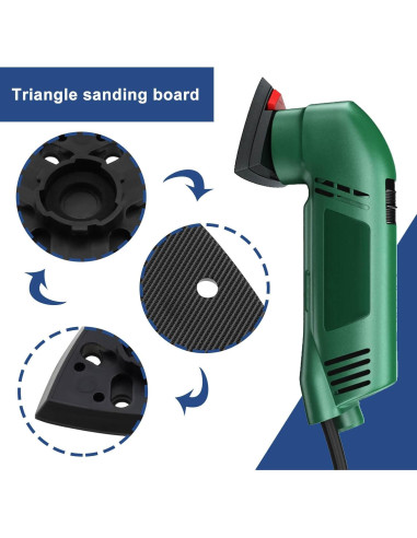 Placa de Lijado Triangular ECSiNG 90mm Compatible Bosch