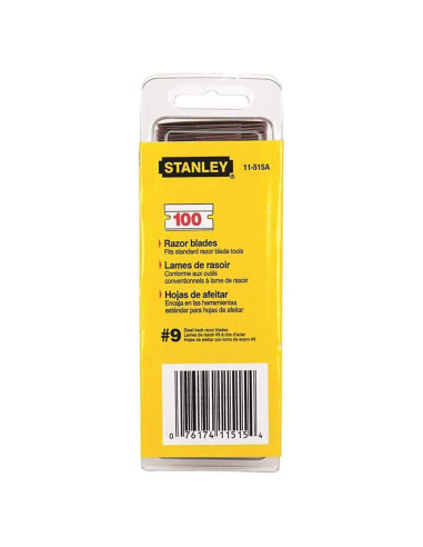 Hoja de Afeitar Stanley 11-515 - 100 Unidades