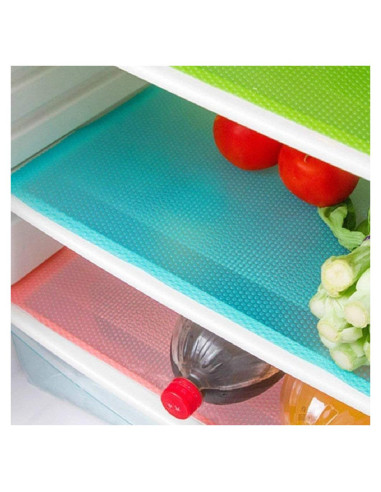 8 Alfombrillas Antideslizantes FinalNest para Refrigerador 44.96x29cm