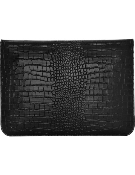 Funda para Laptop MOSISO 13" Negra Cuero PU Textura Cocodrilo Funda para Laptop MOSISO 13" Negra Cuero PU Textura Cocodrilo