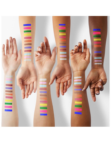 Set de 12 Delineadores Líquidos Mate BestLand - Colores Arcoíris