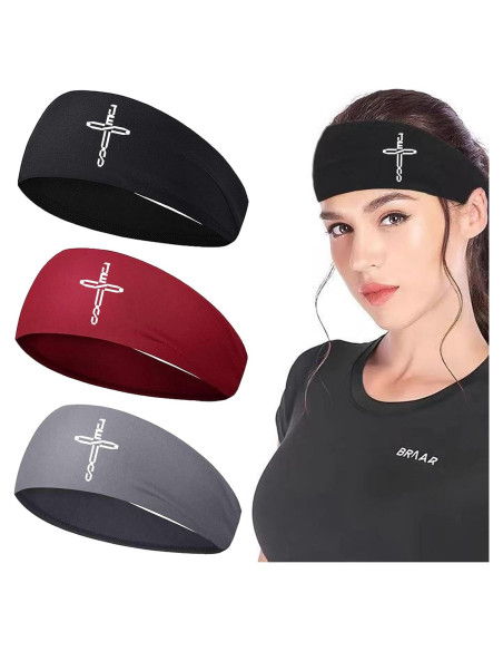 Diademas Deportivas Viofre 3 Pcs Unisex para Correr Diademas Deportivas Viofre 3 Pcs Unisex para Correr